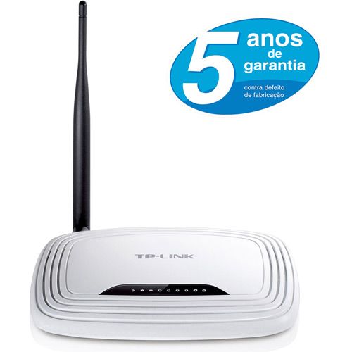 Roteador Wireless N 150M com antena fixa de 5dBi, WPS & chip